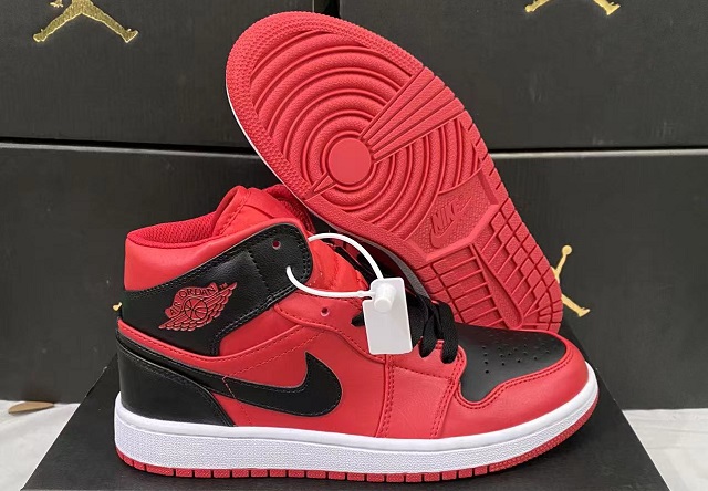 Women Jordan Shoes 1 Grade AAA Fierce Red